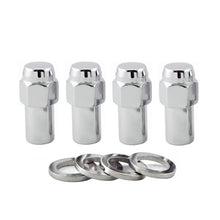 Load image into Gallery viewer, McGard Hex Lug Nut (Long Shank - .946in.) 1/2-20 / 13/16 Hex / 1.85in. Length (4-Pack) - Chrome