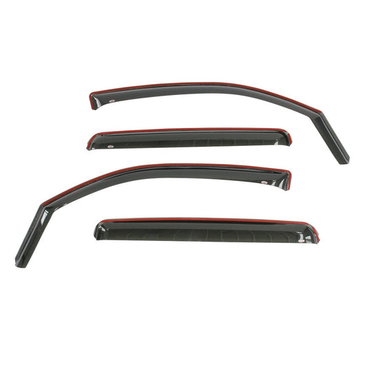 Westin 2016-2018 Toyota Tacoma Double Cab 4dr In-Channel Wind Deflector 4pc - Smoke