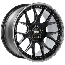 Load image into Gallery viewer, BBS CH-RII 21x10.5 5x120 ET35 Satin Black Center Platinum Lip SS Rim Prot Wheel -82mm PFS/Clip Req