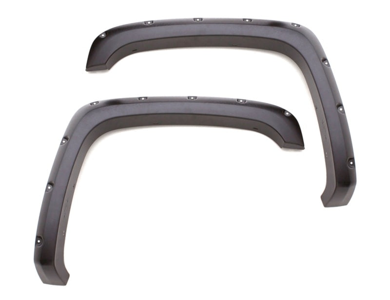 Lund 14-15 GMC Sierra 1500 RX-Rivet Style Textured Elite Series Fender Flares - Black (2 Pc.)