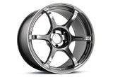 Advan RG-4 18x7.5 +47 5x114.3 Racing Hyper Black and Ring Wheel