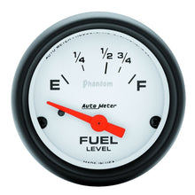 Load image into Gallery viewer, Autometer Phantom 2-1/16in Electrical Fuel Level Gauge 16-158 Ohms