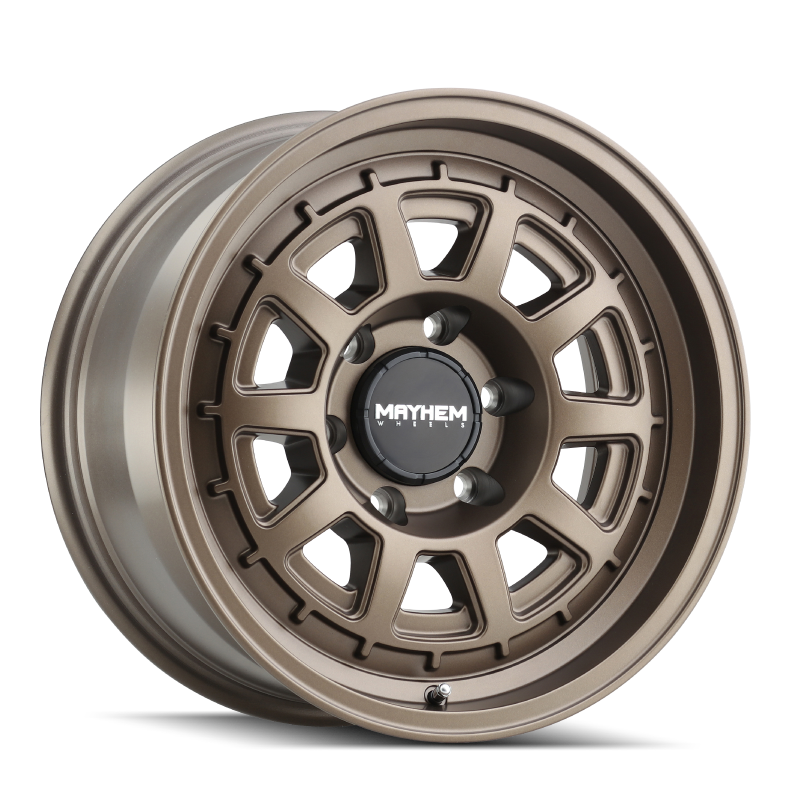 Mayhem 8303 Voyager 15x7 / 5x120 BP / 15mm Offset / 72.56mm Hub Dark Bronze Wheel