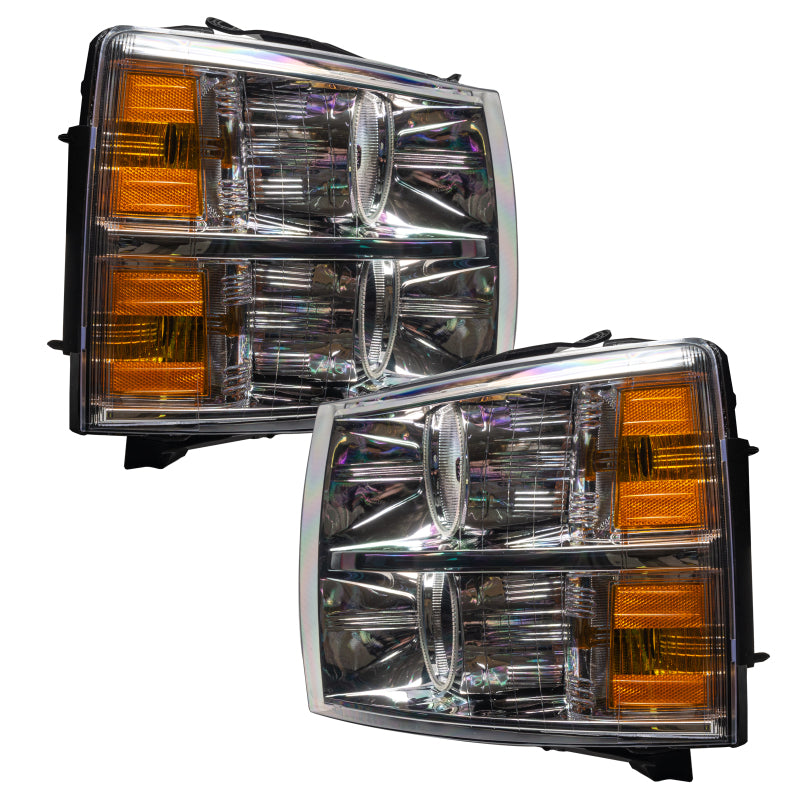 Oracle 07-13 Chevrolet Silverado SMD HL - Round Style - ColorSHIFT w/ 2.0 Controller