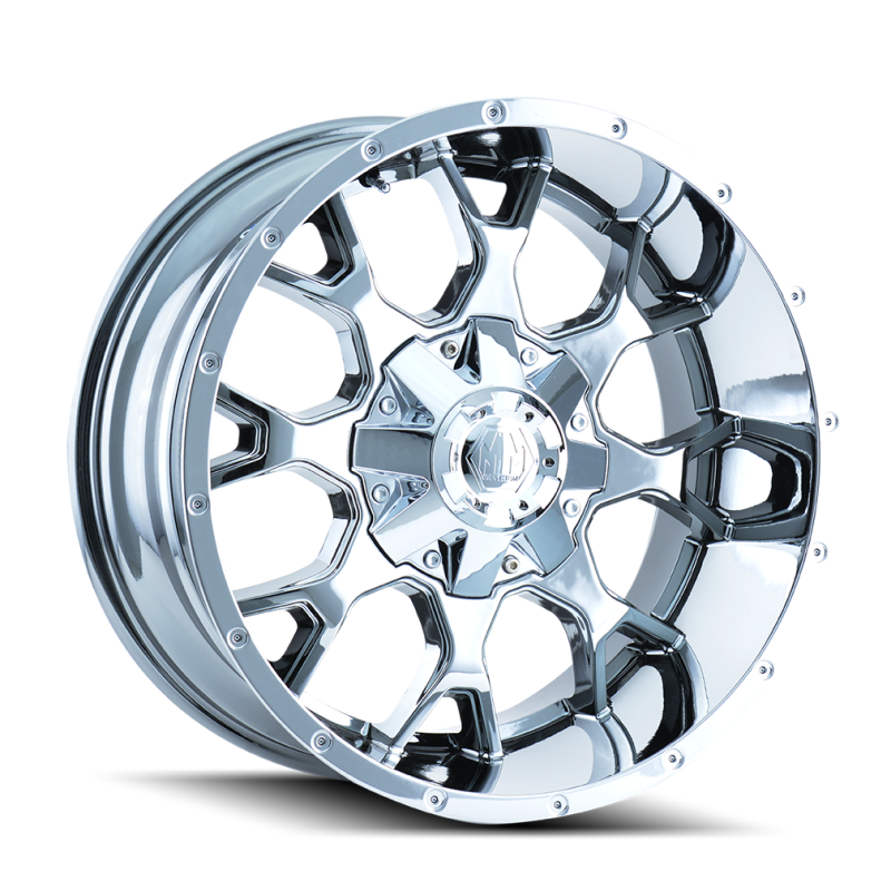 Mayhem 8015 Warrior 20x9 / 6x120 BP / 0mm Offset / 78.1mm Hub Chrome Wheel