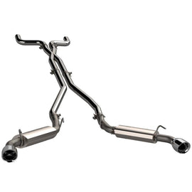 QTP Cat-Back Exhaust for 2010-2013 Chevrolet Camaro SS 6.2L featuring polished stainless steel design and 4.5in tips.