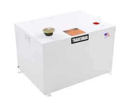 Tradesman Steel Rectangular Liquid Storage Tank - White