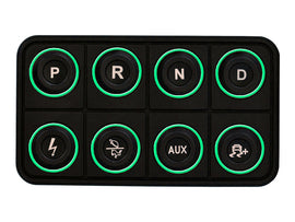 AEM EV 8 Button Keypad CAN Based Programmable Backlighting
