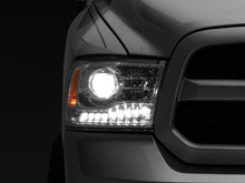 Load image into Gallery viewer, Raxiom 09-18 Dodge RAM 1500 LED Halo Headlights w/ Swtchbck Turn Signals- Chrome Hsng (Clear Lens)