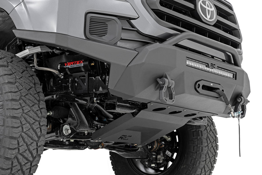 Front Bumper | Hybrid | 20" Blk LED | 12000-Lb Winch Syn | Toyota Tacoma (16-23)