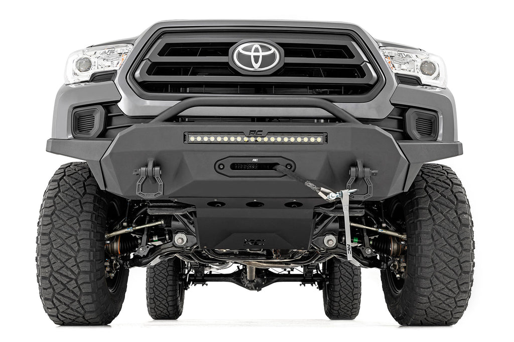 Front Bumper | High Clearance | Hybrid | 20" Blk DRL LED | Toyota Tacoma (16-23)