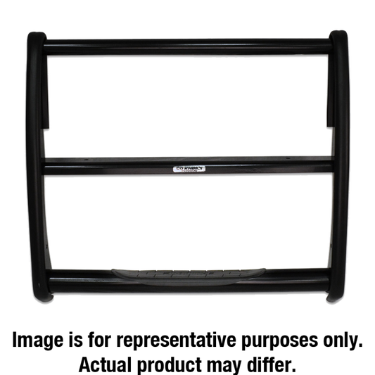 Go Rhino 15-19 Chevrolet Silv 2500HD/3500HD 3000 Series StepGuard - Black (Center Grille Guard Only)