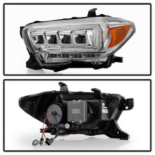 Load image into Gallery viewer, Spyder 16-20 Toyota Tacoma LED Model Only High-Power LED Headlights - Chrome PRO-YD-TT16LEDAP-C