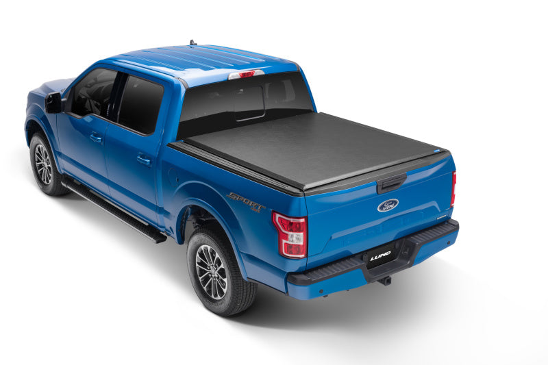 Lund 19-23 Ford Ranger (5ft Bed) Genesis Roll Up Tonneau Cover - Black