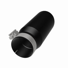 Load image into Gallery viewer, MagnaFlow Tip Stainless Black Coated Single Double Round Single Outlet 5in Dia 4in Inlet 13in L