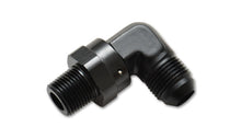 Load image into Gallery viewer, Vibrant Male AN to Male NPT 90 Degree Swivel Adapter -6 AN to 1/2in NPT