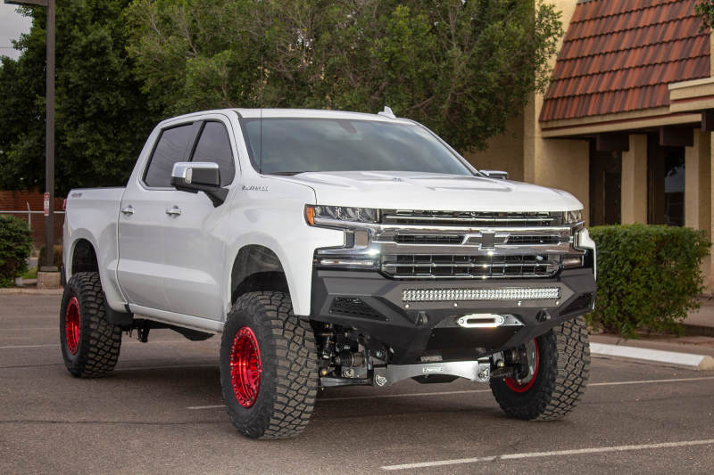 Addictive Desert Designs 2019 Chevrolet Silverado 1500 SF Front Bumper w/ Winch Mount&Sensor Cutout-Bumpers - Steel-San Diego Overlanding-Addictive Desert Designs