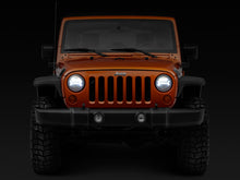 Load image into Gallery viewer, Raxiom 07-18 Jeep Wrangler JK LED Halo Headlights- Black Housing (Clear Lens)