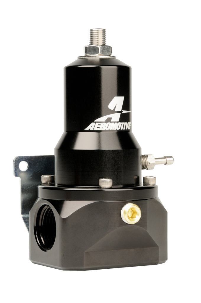 Aeromotive Regulator - 30-120 PSI - .500 Valve - 2x AN-10 Inlets / AN-10 Bypass