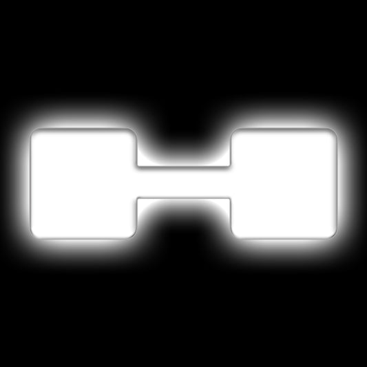 ORACLE Lighting Universal Illuminated LED Letter Badges - Matte Wht Surface Finish - H