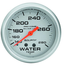 Load image into Gallery viewer, AutoMeter Gauge Water Temp 2-5/8in. 140-280 Deg. F Liquid Filled Mech Ultra-Lite