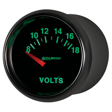 Load image into Gallery viewer, Autometer GS 52mm 8-18 Volts Short Sweep Electronic Voltmeter Gauge