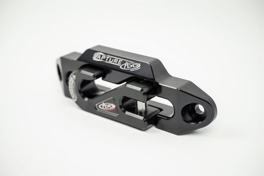 Addictive Desert Designs 1-5/16in Winch Fairlead Plate w/ Recessed Round End Hook - Black-Winch Accessories-San Diego Overlanding-Addictive Desert Designs