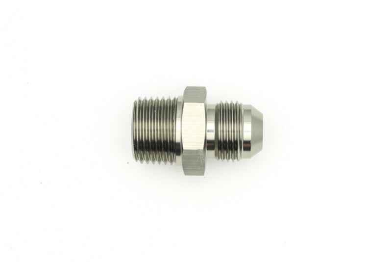 DeatschWerks 8AN Male Flare To 1/2in. Male NPT Adapter