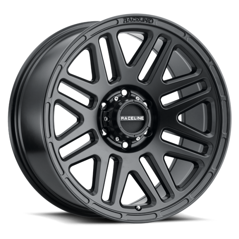 Raceline 944B Outlander 17x9in / 5x139.7 BP / -12mm Offset / 106.5mm Bore - Satin Black Wheel