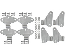 Load image into Gallery viewer, Kentrol 07-18 Jeep Wrangler JK Body Door Hinge Set 8 Pieces 4 Door Bare Grey