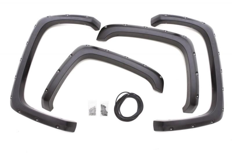 Lund 16-17 Toyota Tacoma RX-Rivet Style Textured Elite Series Fender Flares - Black (4 Pc.)