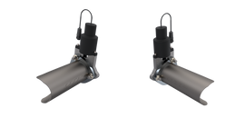 QTP 2016-2024 Chevrolet Camaro SS Aggressor Cutout Pipes showcasing sleek stainless steel design for enhanced exhaust performance