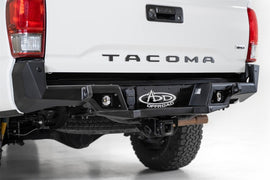Addictive Desert Designs 16-19 Toyota Tacoma Stealth Fighter Rear Bumper w/ Backup Sensor Cutouts-Bumpers - Steel-San Diego Overlanding-Addictive Desert Designs
