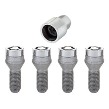 Load image into Gallery viewer, McGard Wheel Lock Bolt Set - 4pk. (Cone Seat) M14X1.5 / 17mm Hex / 27.5mm Shank Length - Chrome