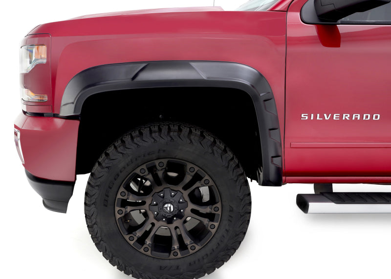 Bushwacker 2019 Chevrolet Silverado 1500 w/ 69.3in Fleetside Bed DRT Style Flares 4pc - Black