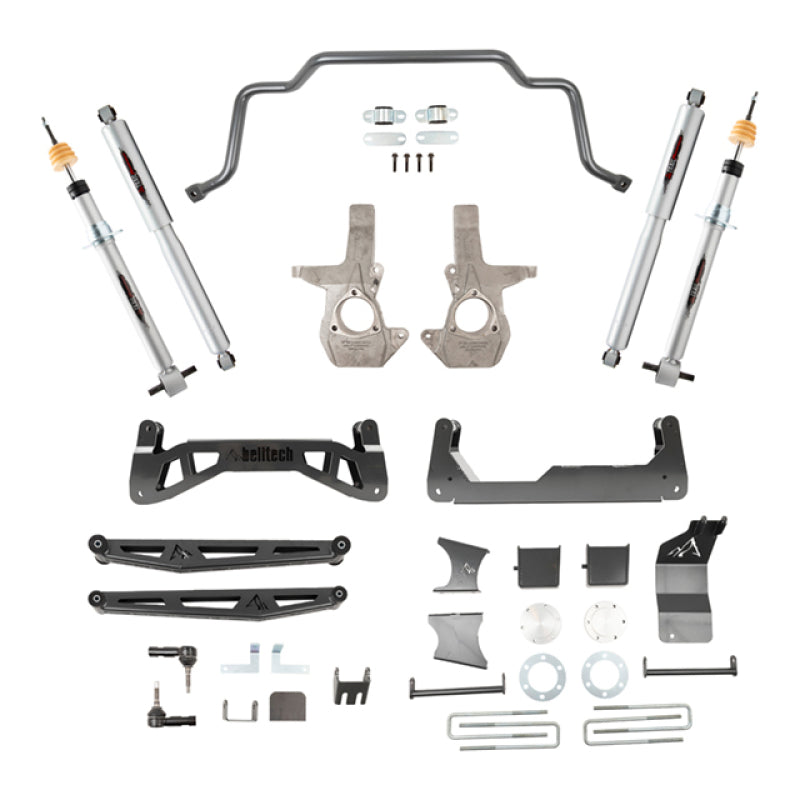 Belltech 16-18 Chevrolet Silverado / GMC Sierra 1500 4WD 7in Suspension Lift Kit w/ Shocks