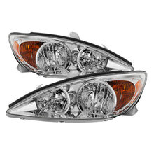 Load image into Gallery viewer, xTune Toyota Camry 2002-2004 OEM Style Headlights -Chrome HD-JH-TCAM02-AM-C