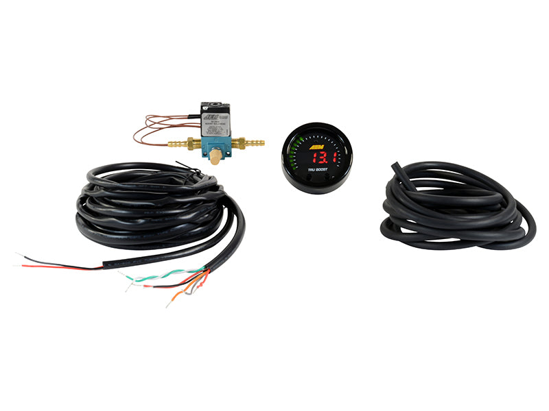 AEM X-Series Tru-Boost Controller Gauge w/ Boost Control Solenoid 80PSIg Internal MAP Sensor