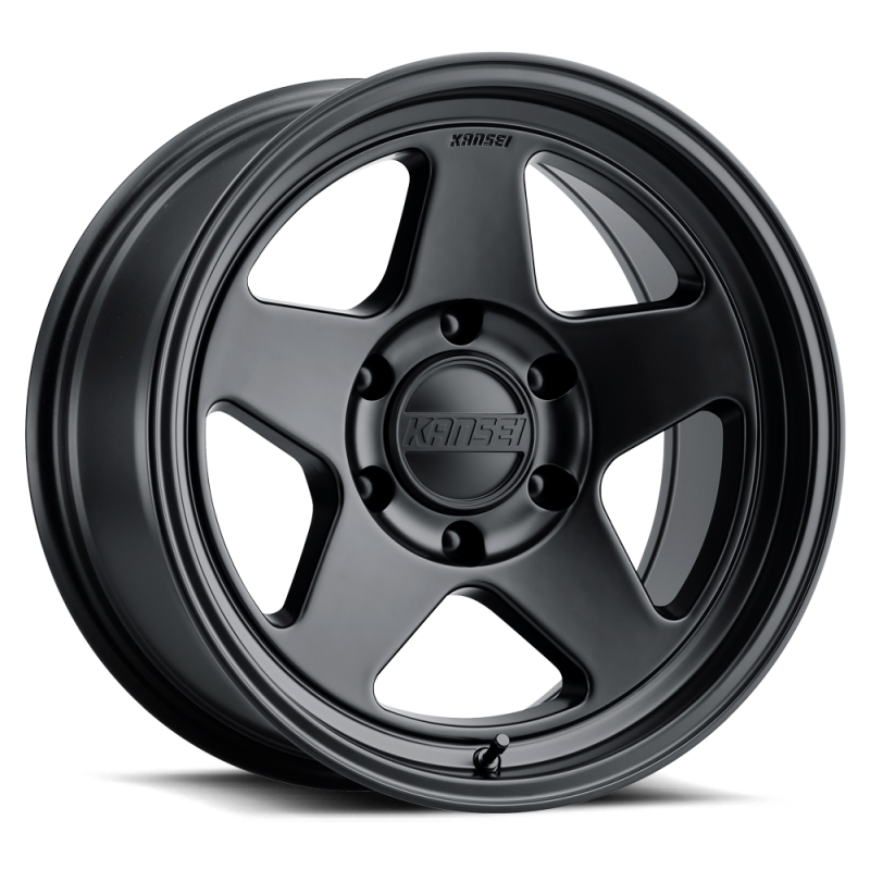 Kansei K12MB Knp 17x8.5in / 5x139.7 BP / -10mm Offset / 106.5mm Bore - Matte Black Wheel