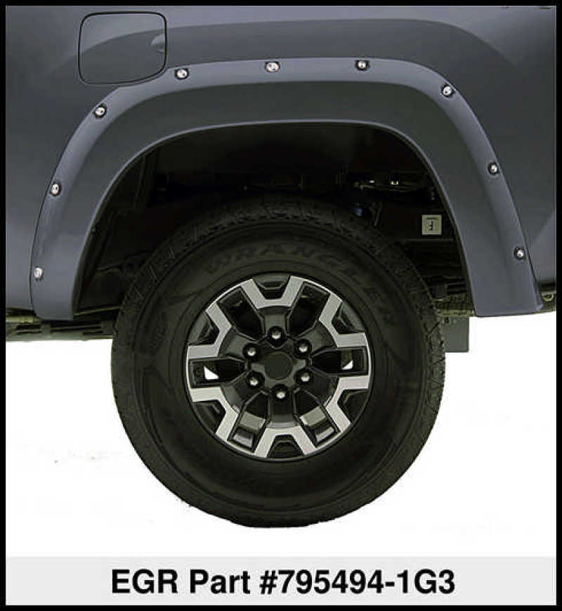 EGR 14+ Toyota Tundra Bolt-On Look Color Match Fender Flares - Set - MagneticGray