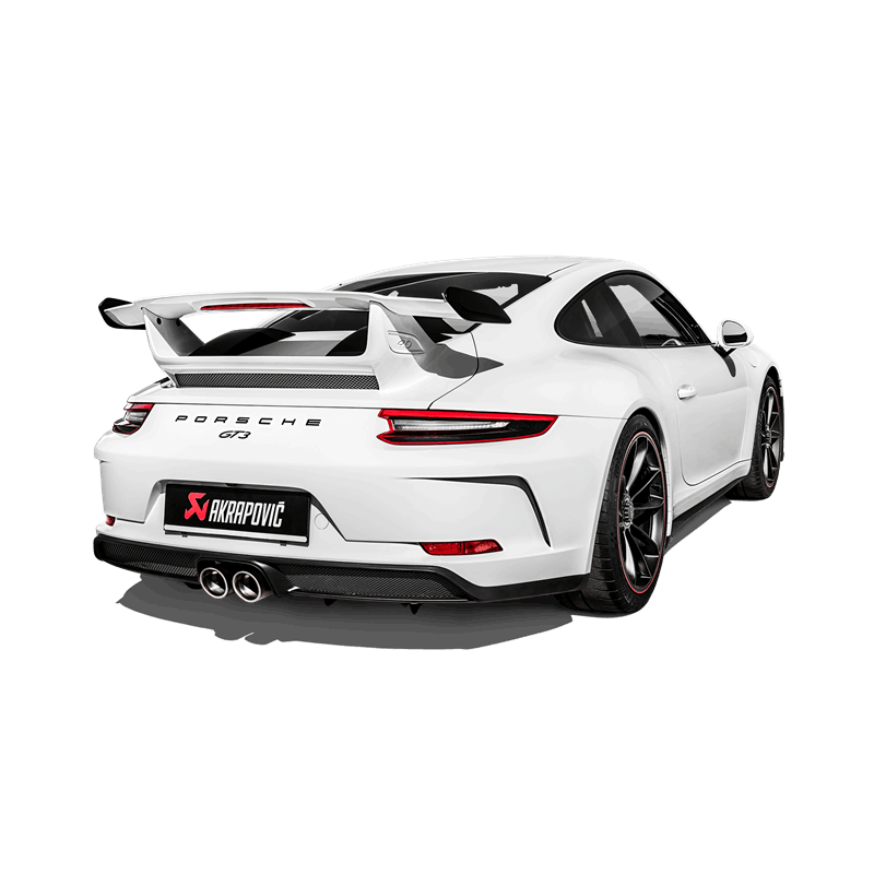 Akrapovic 2018 Porsche 911 GT3 (991.2) Slip-On Race Line (Titanium) w/Header/Link Pipes/Tail Pipes