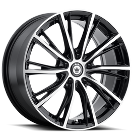 Konig Impression 18x8 5x108 ET40 Gloss Black w/ Machined Face