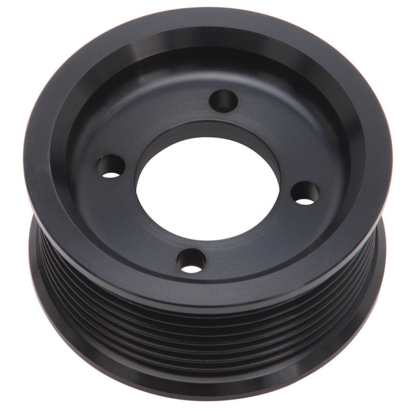 Edelbrock Pulley SC E-FoRce 3 00In 8 Rib Black