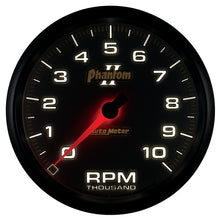 Load image into Gallery viewer, Autometer Phantom II 5in Electrical 10K RPM In-Dash Tachometer