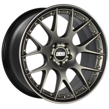 Load image into Gallery viewer, BBS CH-RII 22x10.5 5x120 ET30 Satin Platinum Center Black Lip SS Rim Prot Wheel -82mm PFS Req