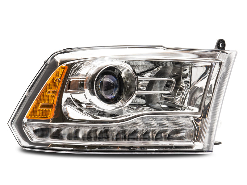 Raxiom 09-18 Dodge RAM 1500 LED Halo Headlights w/ Swtchbck Turn Signals- Chrome Hsng (Clear Lens)