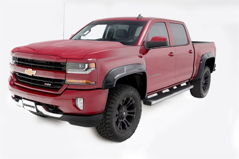 Bushwacker 2019 Chevrolet Silverado 1500 w/ 69.3in Fleetside Bed DRT Style Flares 4pc - Black