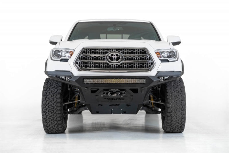 Addictive Desert Designs 16-19 Toyota Tacoma Stealth Fighther Front Bumper w/ Winch Mount-Bumpers - Steel-San Diego Overlanding-Addictive Desert Designs