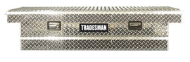 Tradesman Aluminum Economy Cross Bed Truck Tool Box (70in./Front Opening) - Brite