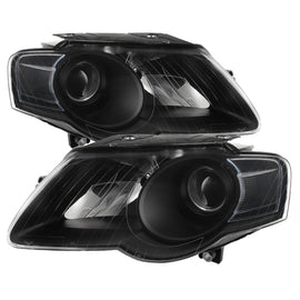 xTune Volkswagen Passat 06-10 (Halogen Only) Projector Headlights Black HD-JH-VWPAT06-BK